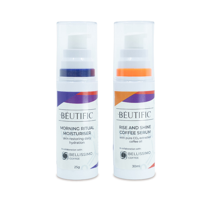 Morning Ritual Moisturiser and Rise & Shine Coffee Serum Combo